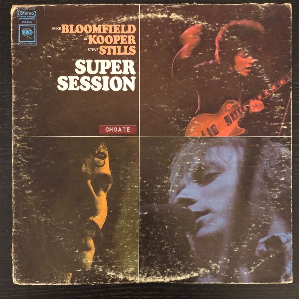Mike Bloomfield Al Kooper Steve Steve Stills Vinyl Lp Record Album Super Session